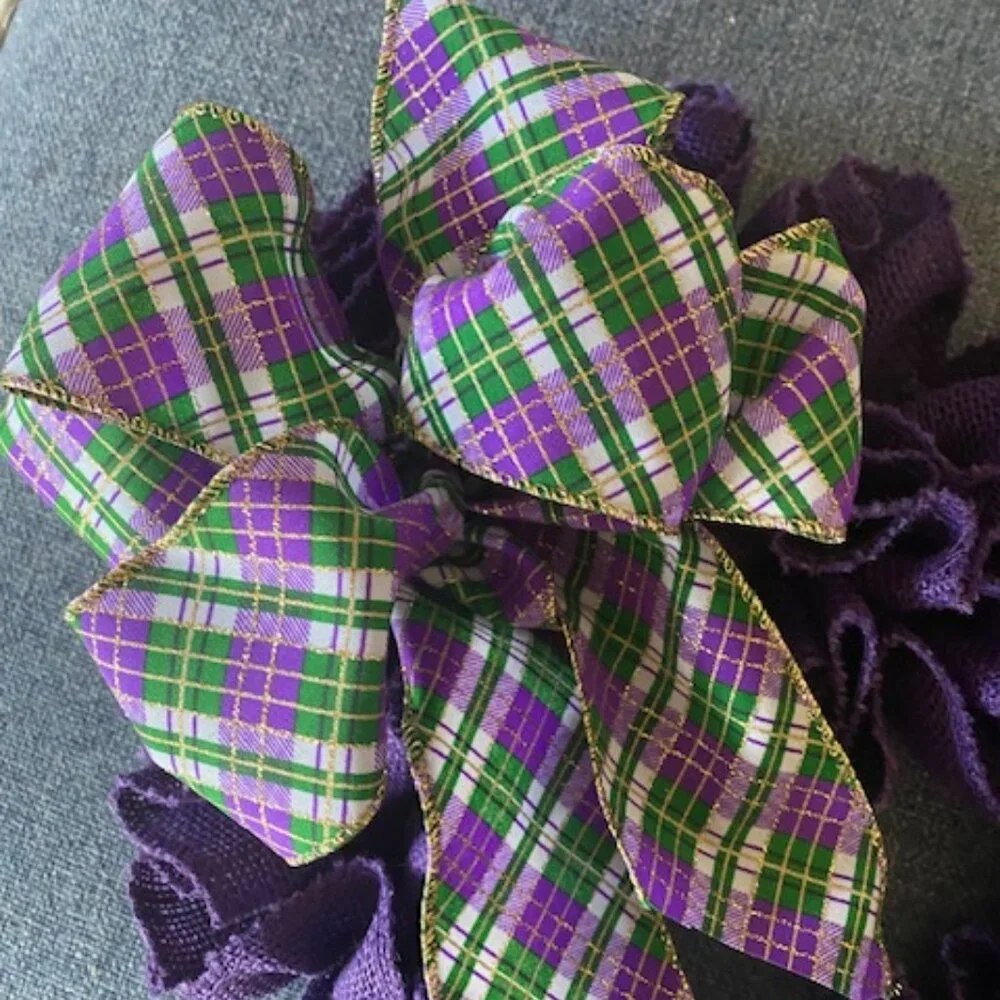 Valentine's Day Purple Wreath